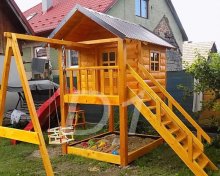 Zrubový detský domček
