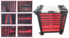 REDTOOL Dielenský vozík 7+1 zásuviek, 250 CRV diel