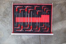 REDTOOL Dielenský vozík 7+1 zásuviek, 250 CRV diel
