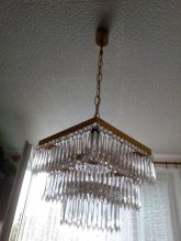KRISTALOVY LUSTER VELMI PEKNY