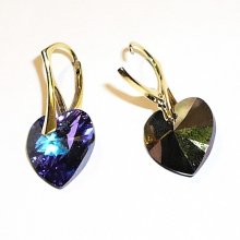 Strieborné náušničky SWAROVSKI ELEMENTS