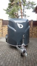 Přívěs skříňový 1300kg SKLADEM sv.šedý,antracit
