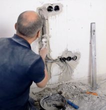 Prerábka rozvodov domov a bytov. Elektroinštalácie