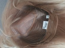 Krásna blond parochňa z ľudských vlasov