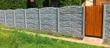 Vyrábame a montujeme betónové ploty,iba 23€ za 1bm