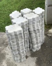 Zámková dlažba mozaika 30cm/30cm-3cm