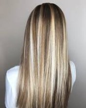 Clip in sada DE-LUXE, 57 cm, odtieň 4/613 - melír