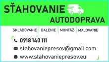 Sťahovanie -Profi- Autodoprava nonstop