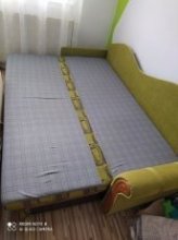 Rozkladacia pohovka s úložným priestorom