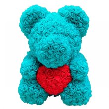 Medvedi z ruží 35 cm / Macko z ruží 35 cm.
