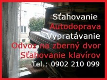 Lučenec Sťahovanie 0902 210 099 Vypratávanie bytov