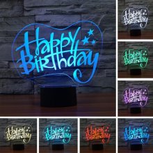 3D LED nočná lampa - rôzne motívy