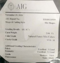 Diamanty 2.04 ct