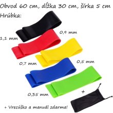 Posilňovacie odporové gumy na cvičenie Resistance5