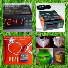 Digitalny termostat, LCD vlhkomer, teplomer liahen