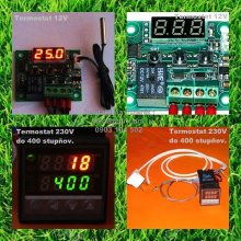 Digitalny termostat, LCD vlhkomer, teplomer liahen
