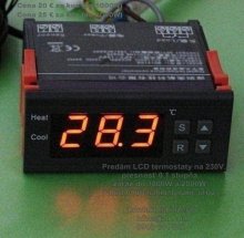 Digitalny termostat, LCD vlhkomer, teplomer liahen