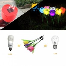 Solárne LED svetlo tulipán