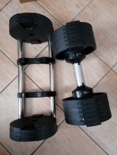Nastavitelne jednorucky typ NUO FLEXBELL 2 x 32kg