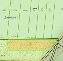 Pozemok - Lysica 2553 m²