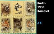 Postove znamky komplet serie