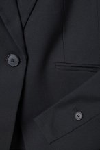 Nové dámske čierne sako H&amp;M, veľkosť 34 - XS