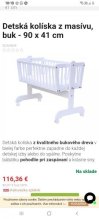Predám postieľky a kolísky, úplne nove