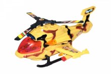 Vojenská helikoptéra so svetlom a zvukom.