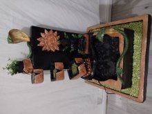 Umelecká fontana budha