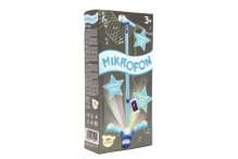 Mikrofón karaoke na batérie so svetlom a zvukom