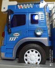 AKCIA Stavbárske auto s plošinou svetlo a zvuk AKC