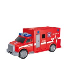 Hasičská dodávka alebo Hasičské auto, svetlo a zvu