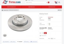 Nove zadne brzdove kotuce na Renault / Nissan