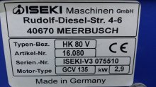 Predám motorovú metlu ISEKI HK 80 V