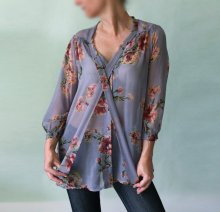 Nová kvetovaná blúzka TopShop, XS-34