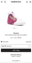 Versace Greaca Medusa Smile Shoes