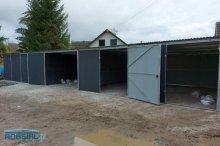Plechová garáž 6x5 m záhradný domček stavebná búda