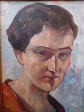 Luxusný starožitný portrét 50x40 cm