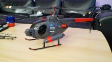 FX070C 2.4G 4CH 6-Axis Gyro Flybarless MD500 Scale
