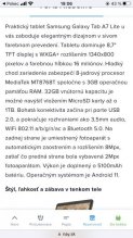 tablet Samsung Tab A
