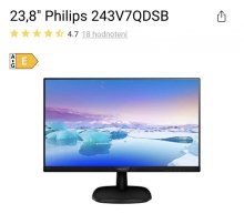 Monitor PHILIPS 243V7QDSB