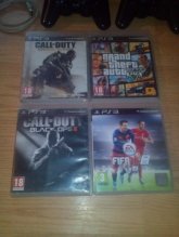 ps3  superslim 500 gb + hry fifa 16 gta 5 ...