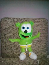 plysovy gumi macko  gumy macko NOVY