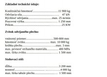 Deliaca linka na priečne delenie plechov