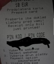 Paysafe card
