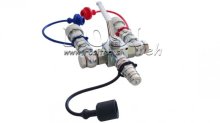 Ručný rozdeľovač hydraulické výstupy