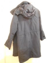 kabát /bundu modrý dlhý 106cm Lands-End