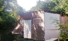 Prístrešok drevený 5,10 x4,80 m, v.2,80 m