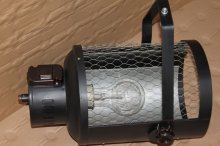 Starožitná zreštaurovaná divadelná lampa
