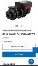 Čerpadlo Grundfos NBE 50-250/205